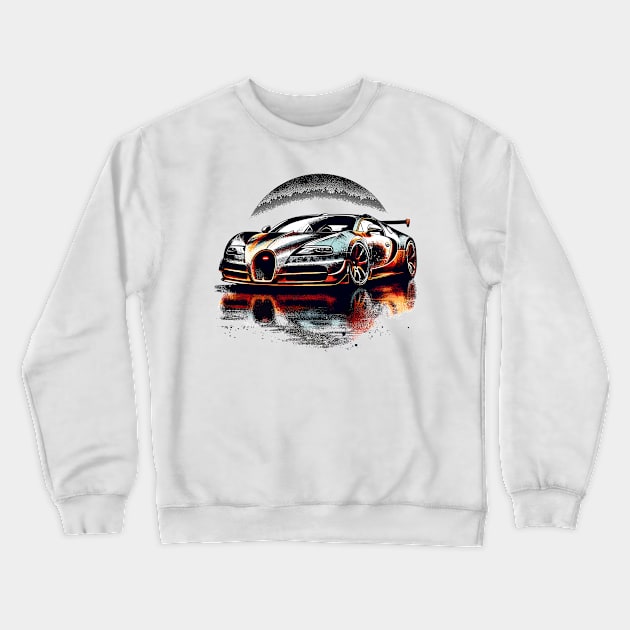 Bugatti Veyron Crewneck Sweatshirt by Vehicles-Art